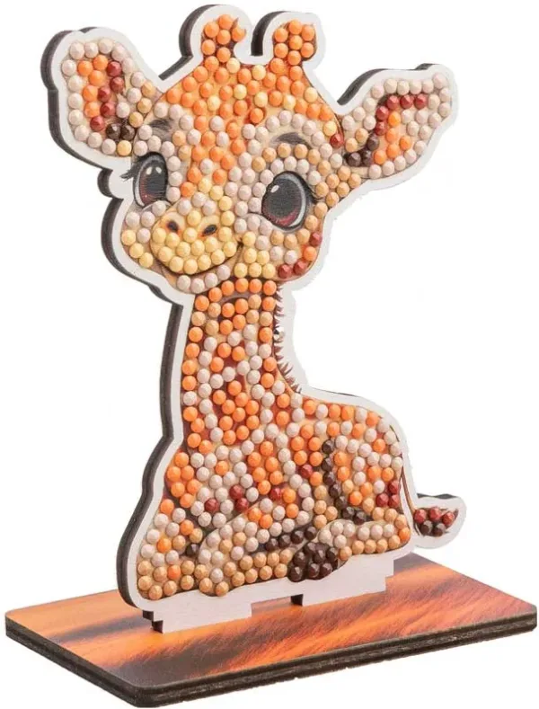 Комплект за диамантена бродерия, Craft Buddy, Crystal Art Buddies, Жираф, 7 части