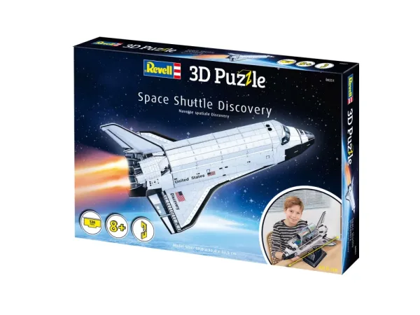 Пъзел, Revell, Космическа совалка Дискавъри 3D, 126 части
