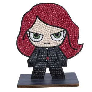 Комплект за диамантена бродерия, Craft Buddy, Crystal Art Buddies, Черната вдовица, 7 части