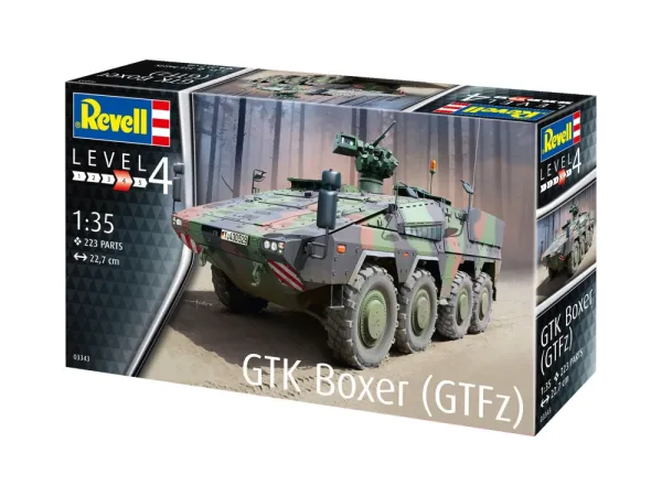Сглобяем модел, Revell, GTK Boxer GTFz, 223 части
