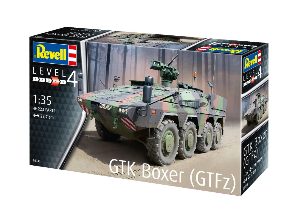 Сглобяем модел, Revell, GTK Boxer GTFz, 223 части