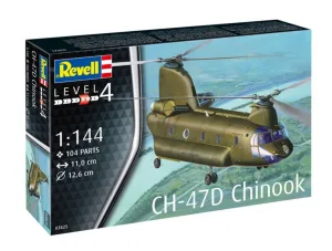 Сглобяем модел, Revell, Хеликоптер Boeing CH-47D Chinook, 104 части