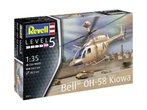 R03871 Въртолет OH-58 Kiowa - сглобяем модел