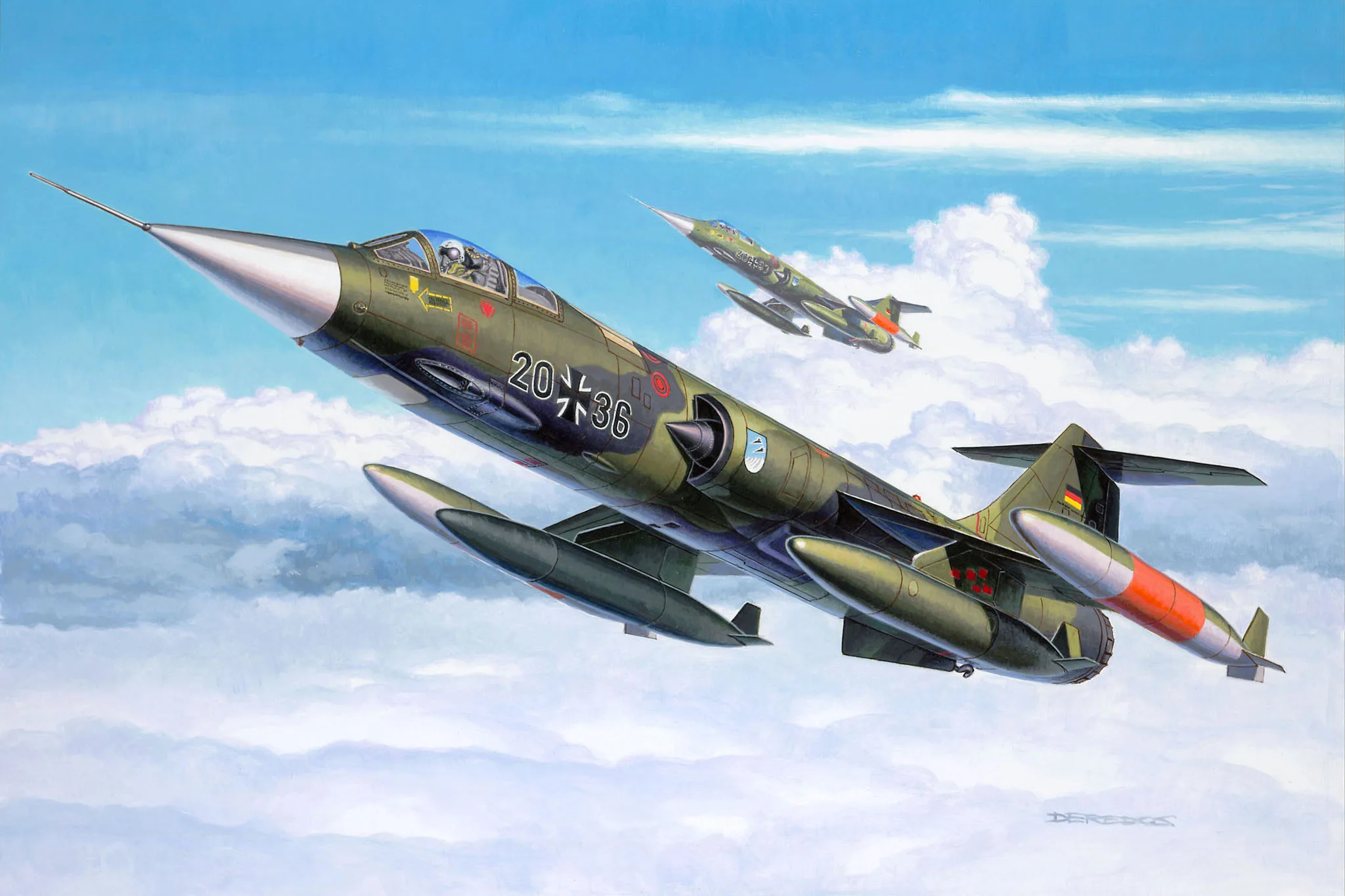 Военен изтребител F-104 G Starfighter