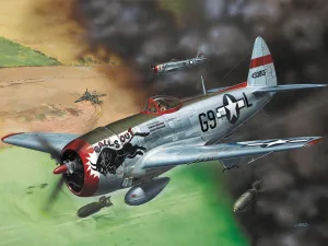 R04155 - Изтребител Republic P-47D-30 Thunderbolt