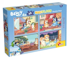 Пъзел, Lisciani, Bluey, Двулицев пъзел 2 x 48 части