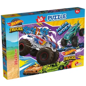 Пъзел, Lisciani, Hot Wheels, 48 части