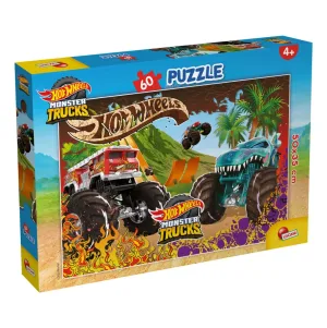 Пъзел, Lisciani, Hot Wheels, 60 части