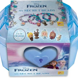 Творчески комплект, Lisciani, Frozen, Направи си сам магически гривни в сандък с кючалка