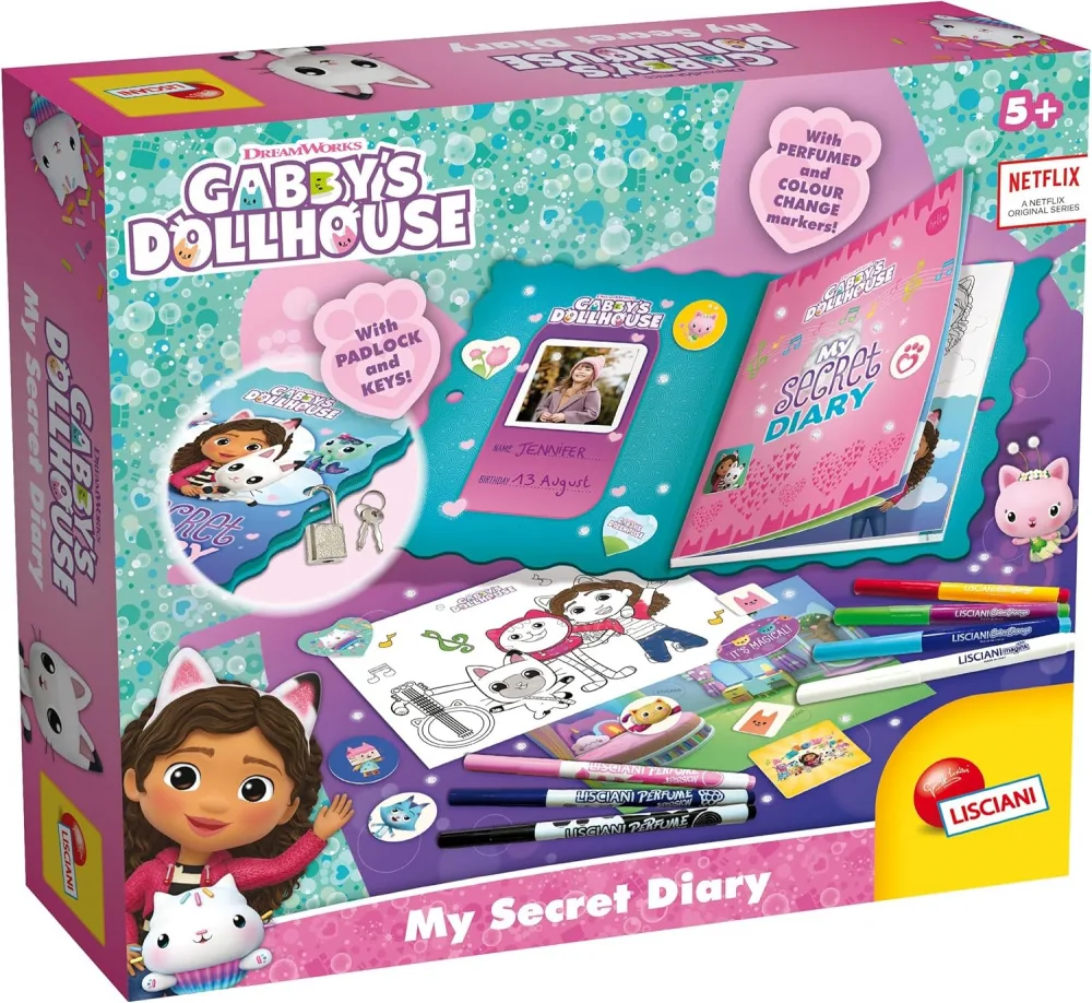 Творчески комплект, Lisciani, Gabby&prime;s Dollhouse, Моят таен дневник