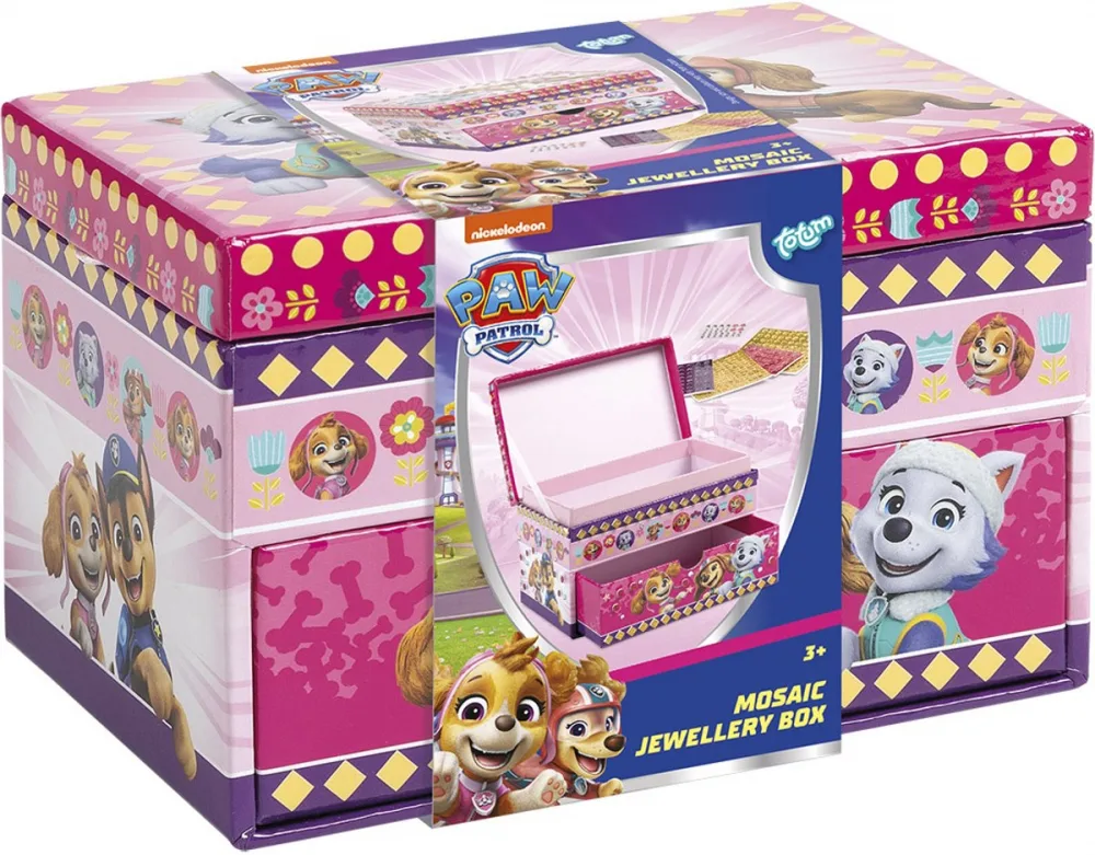 Творчески комплект, Totum, Paw Patrol, Декорирай сам кутия за бижута