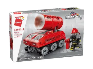 Конструктор, Qman, MineCity, Противопожарен автомобил, 112 части