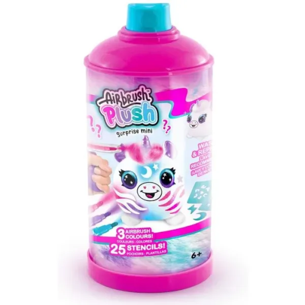 Творчески комплект, Canal Toys, Мини плюшена играчка за оцветяване, 10 см
