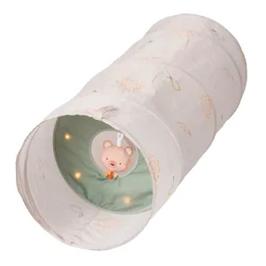 Интерактивна играчка, Taf Toys, Светещ тунел за игра, 45 х 120 см