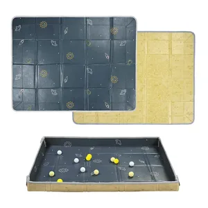 Бебешка двустранна подложка, Taf Toys, Fold ′n Fun, Тъмно синьо, 150 x 180 см