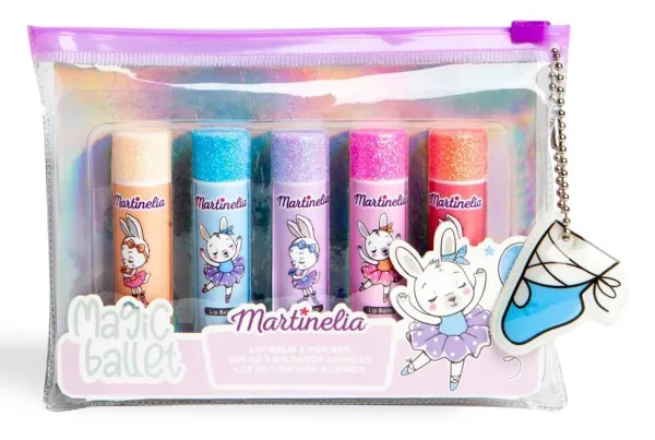 Комплект балсам за устни, Martinelia, Магически балет, 5 броя