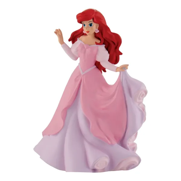Колекционерска фигурка, Walt Disney, Bullyland, Ариел с розова рокля