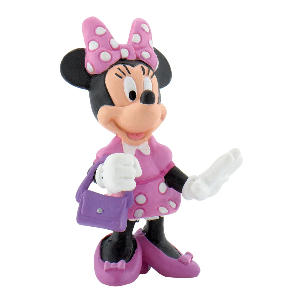 Колекционерска фигурка, Walt Disney, Bullyland, Мини Маус с чантичка
