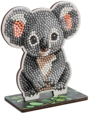 Комплект за диамантена бродерия, Craft Buddy, Crystal Art Buddies, Коала, 7 части