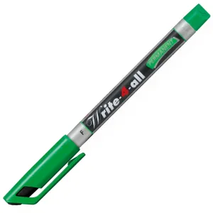 Перманентен маркер, Stabilo, Write-4-All, Фин писец F, Зелен