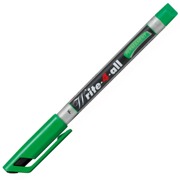 Перманентен маркер, Stabilo, Write-4-All, Фин писец F, Зелен
