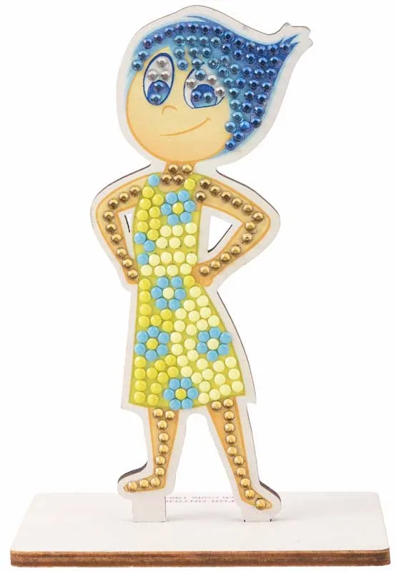 Комплект за диамантена бродерия, Craft Buddy, Crystal Art Buddies, Joy, 7 части