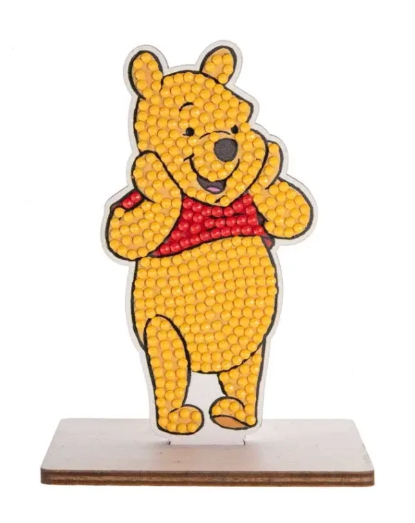 Комплект за диамантена бродерия, Craft Buddy, Crystal Art Buddies, Мечо Пух, 7 части
