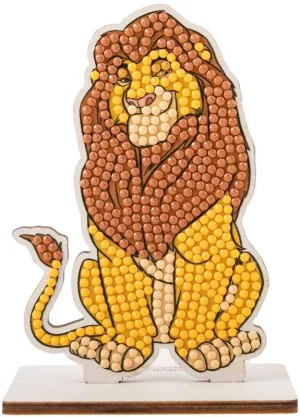 Комплект за диамантена бродерия, Craft Buddy, Crystal Art Buddies, Муфаса, 7 части