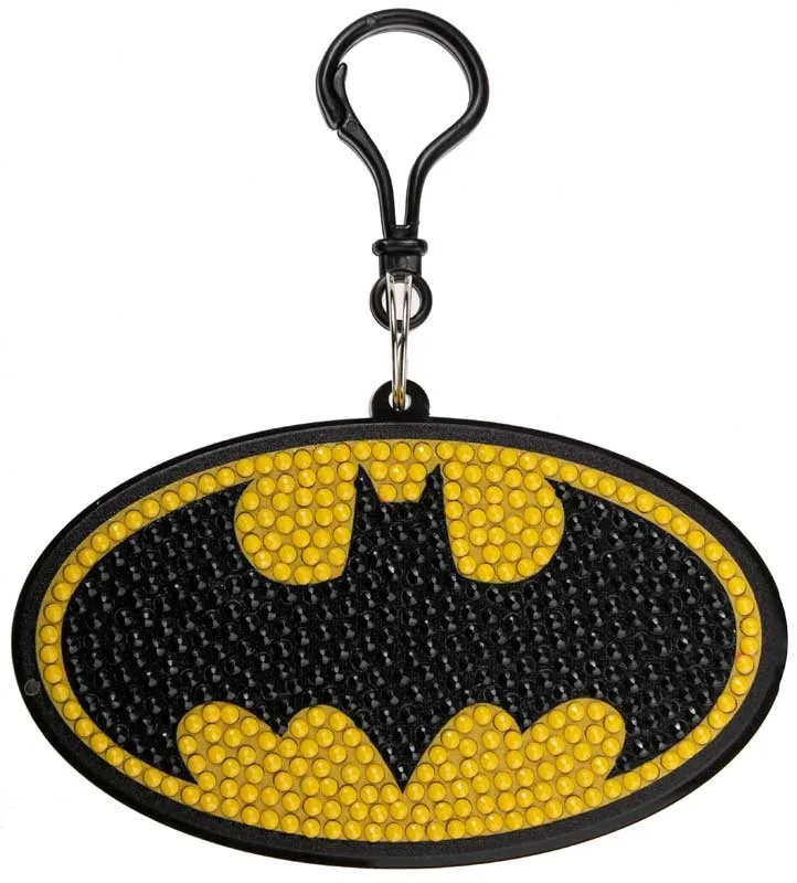Комплект за диамантена бродерия, Craft Buddy, Crystal Art Bag Charms, Batman