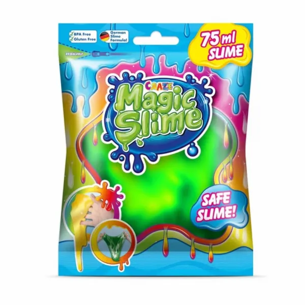 Магически слайм в торбичка, Craze, Многоцветен, 100 ml