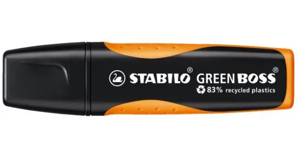Текст маркер, Stabilo, Green Boss, Оранжев