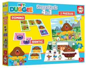 Игрален комплект, Educa, Hey Duggee, Домино, Мемори и 2 пъзела от 25 части