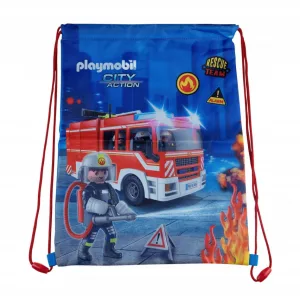 Спортна чанта, Astra, PL-03, Playmobil, Пожарна, 44 x 33 см