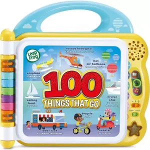 Интерактивна играчка, Vtech, Leap Frog, Занимателна книжка, 100 движещи се неща, 30 х 28 х 7 см