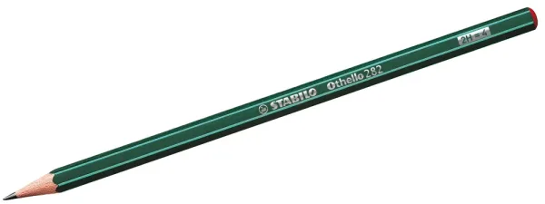 Графитен молив, Stabilo, Оthello 2H, Зелен