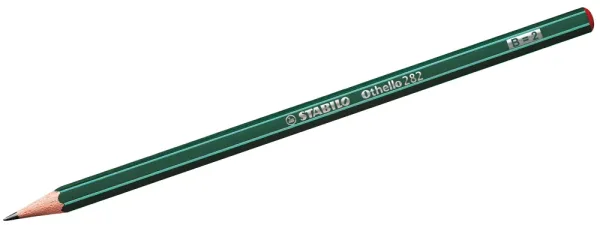 Графитен молив, Stabilo, Оthello В, Зелен