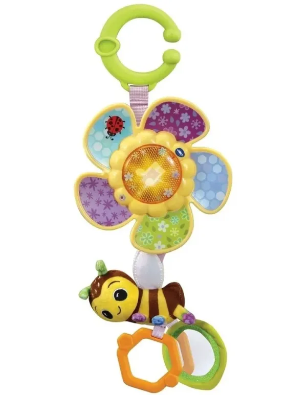 Интерактивна играчка, Vtech, Светеща дрънкалка, Пчеличка, 29 x 23 x 12 см