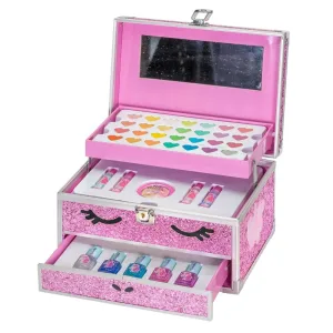 Комплект козметика в голям куфар, Martinelia, Малък еднорог, 38 части