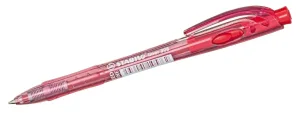 Химикалка с механизъм, Stabilo, Liner F, Червен