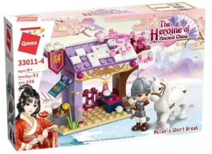 Конструктор, Qman, Mulan, Героинята на древен Китай, Кратка почивка, 106 части