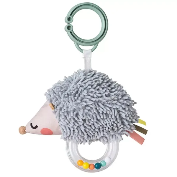 Бебешка мека дрънкалка, Taf Toys, Таралежче Спайк, 18 см
