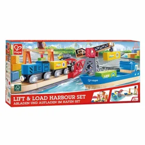Комплект за игра, Hape, Товарно пристанище, 26 части