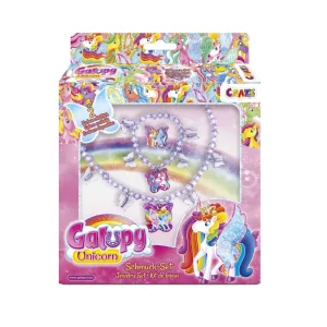 Комплект детски бижута, Craze, Galupy Unicorn, 3 части