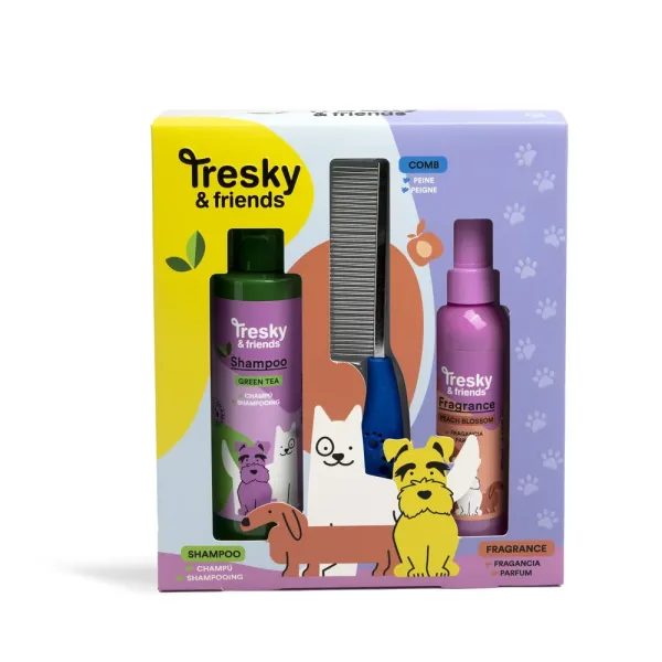 Подаръчен комплект за домашен любимец, Martinelia, Tresky & Friends, 3 части