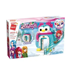 Конструктор, Qman, Cherry, Снежни забавления, Ледена пързалка, 138 части