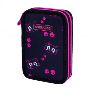 Двоен несесер, Astra, Без аксесоари ASTRABAG Котешки очи , AC2, 20,5 х 13 х 4,5 см
