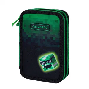 Двоен несесер, Astra, С аксесоари ASTRABAG Пиксел герой, AC21, 20,5 х 13 х 4,5 см