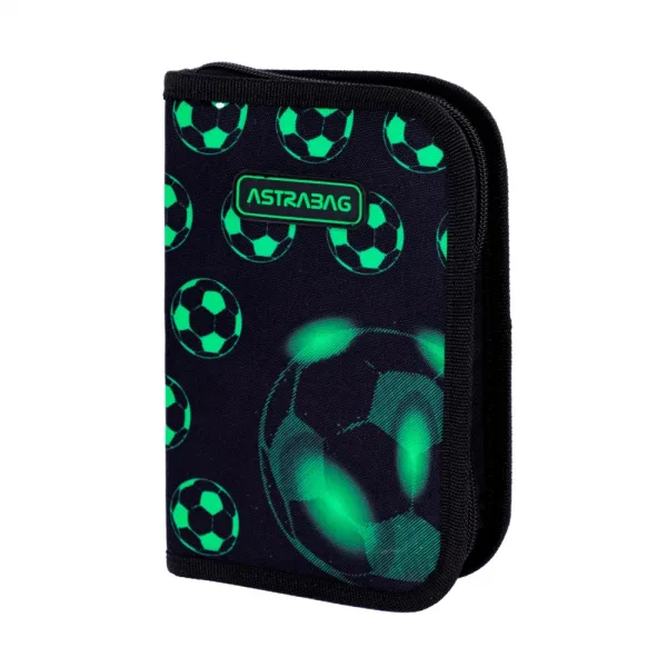Единичен несесер, Astra, С аксесоари ASTRABAG Футболна топка Неон, AC11, 20 х 14 х 3,5 см