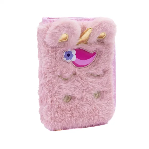 Единичен несесер, Astra, С аксесоари ASTRABAG Пухкав еднорог, AC11, 20 х 14 х 3,5 см