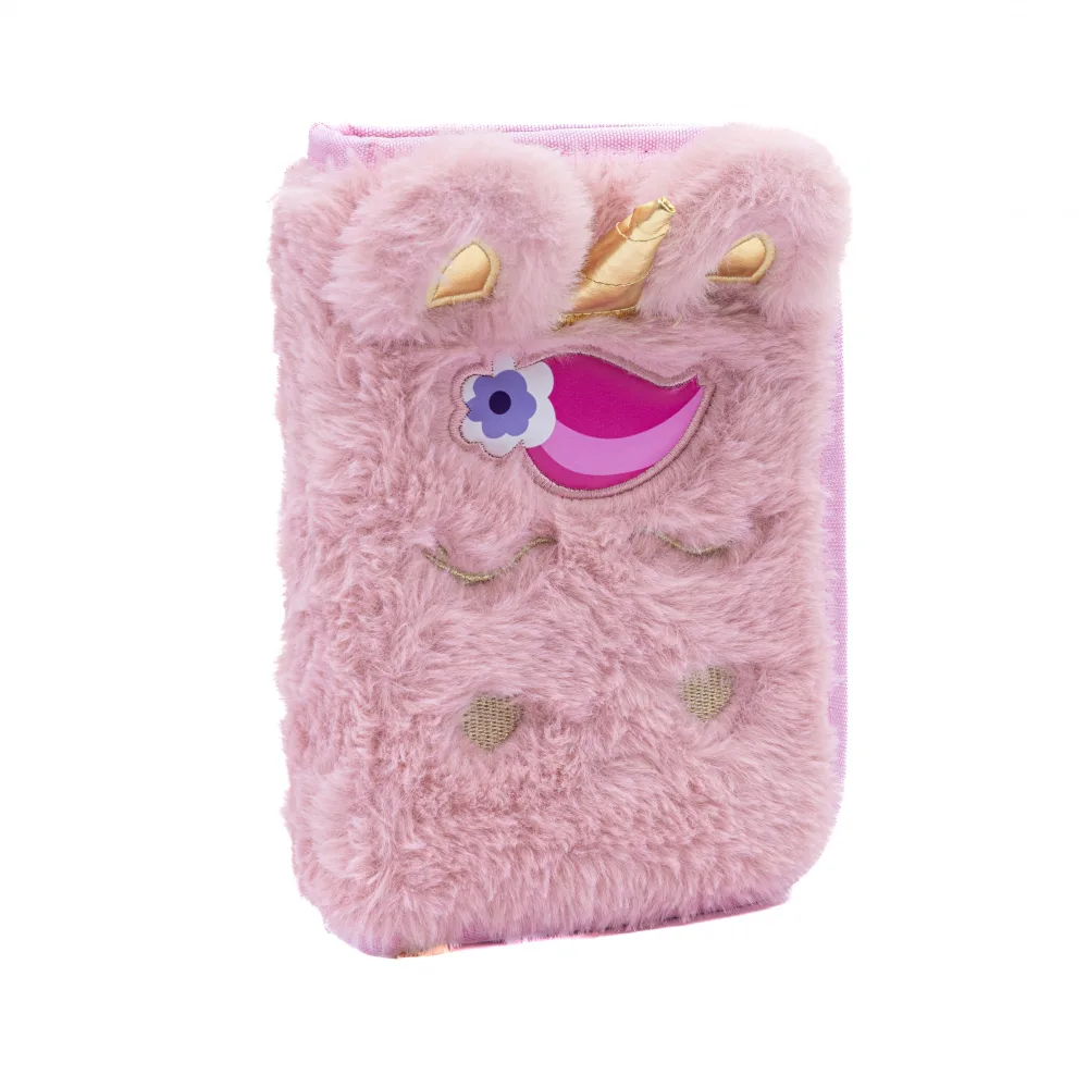 Единичен несесер, Astra, С аксесоари ASTRABAG Пухкав еднорог, AC11, 20 х 14 х 3,5 см